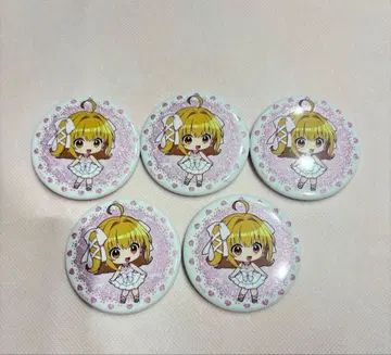 피치피치 피치 라쿠텐 컬렉션 락코레 글리터 캔뱃지 루치아