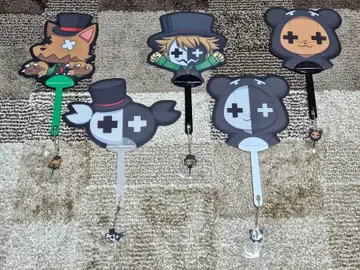 레트로 G상 참 포함 다이컷 부채 5종 세트