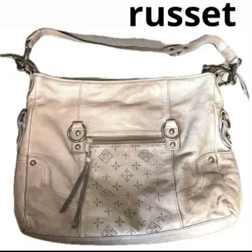 러셋 russet 숄더백 백팩 3way 가죽 베이지