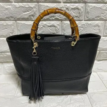 [TREASURE TOPKAPI] 블랙 가죽 핸드백