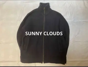SUNNY CLOUDS 써니클라우드 울 100% 니트 자켓 네이비