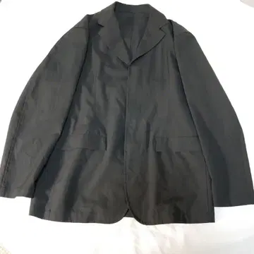 RYKIEL HOMME 블랙 나일론 테일러드 자켓 히요쿠