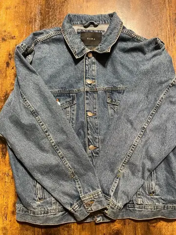 ZARA 블루 데님 자켓