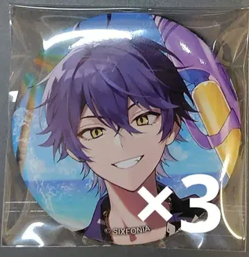 시쿠포니 이루마 여름 비쥬 캔뱃지 3개