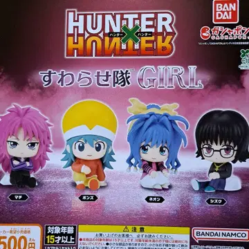 HUNTER x HUNTER 스와라세타이 전 4종 가챠 피규어 헌터