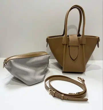 노브랜드 핸드백 (부속 파우치 & 숄더 벨트 포함)