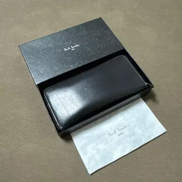 [ 가격 인하 ] Paul Smith 블랙 장지갑