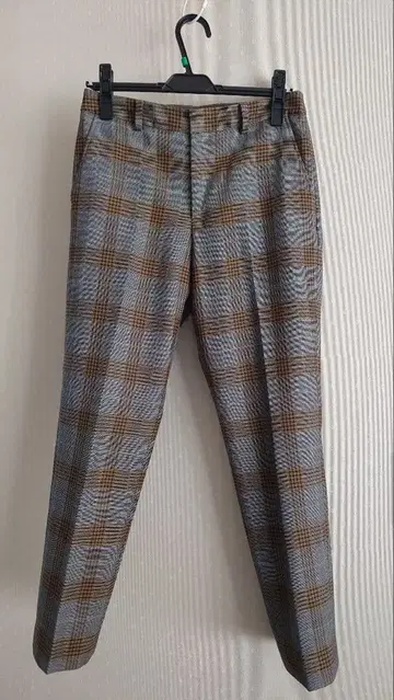 IENA 울 체크 스틱 팬츠