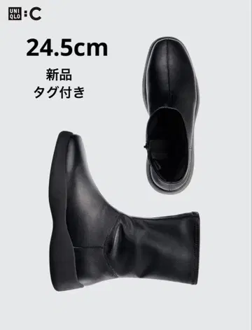 새상품 UNIQLO:C 스트레치 숏부츠 24.5cm