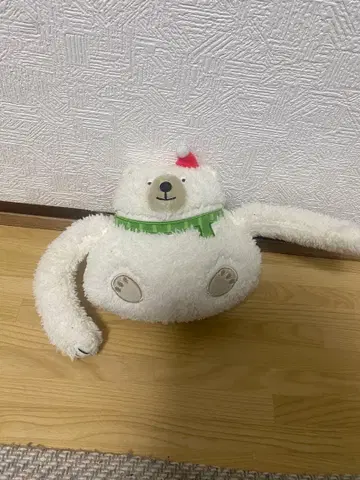 화이트 베어 봉제 인형