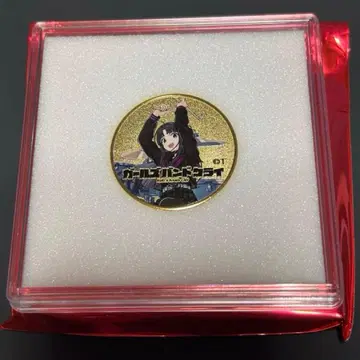 걸즈밴드클라이 도에이 애니메이션 뮤지엄 트레이딩 메달 야스와 스바루