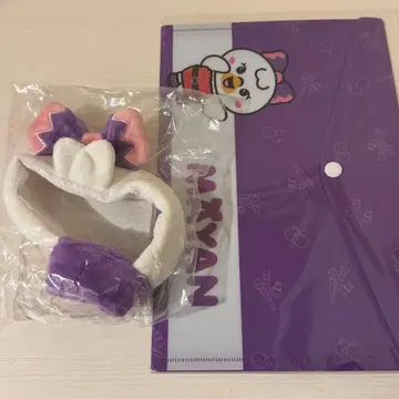 NiziU MAYA 마얀 응원봉 커버 & 클리어 파일 세트