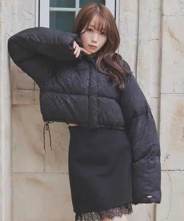 Rosemuse 자카드 에코 다운 재킷