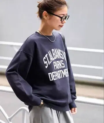 ST.ALBANS 로고 맨투맨