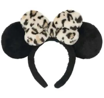 레오파드 무늬 미니 머리띠