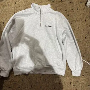 벤 데이비스 그레이 하프 지퍼 트레이닝복 M