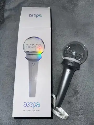 aespa 공식 팬라이트 실버