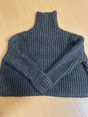 ZARA  편직 니트 S 그레이