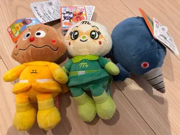 [택 포함 미사용 새상품] 호빵맨 쁘띠 비 3개 세트