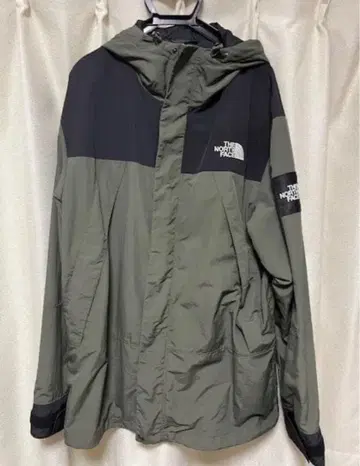 THE NORTH FACE 마운틴 후드티 올리브 그린/블랙