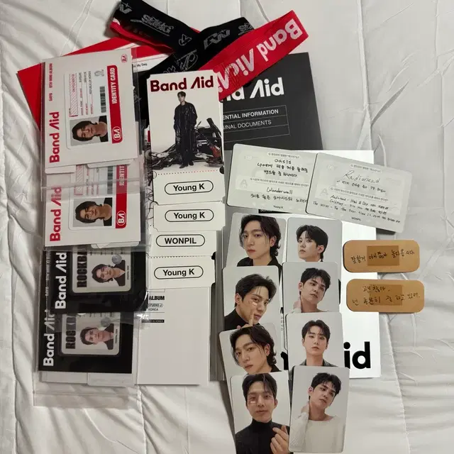 데이식스 밴드에이드 개봉앨범 일괄 영현 원필 도운 성진