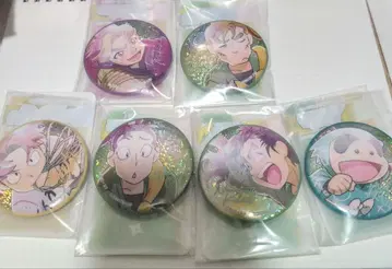 닌타마 란타로 채광 반짝반짝 캔뱃지 6개 세트 (낱개 판매 가능)