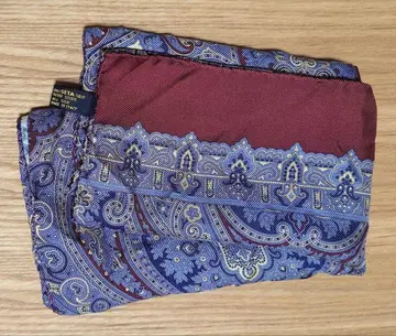 실크 페이즐리 무늬 스톨