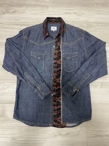 어쿠스틱 웨스턴 데님 셔츠