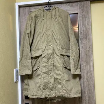 프랑슈리페 블랙 모즈 코트/밀리터리 코트 롱 코트