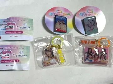 초토키메키 센덴부 가챠가챠 4개 세트 메지루시 액세서리 핀 배지