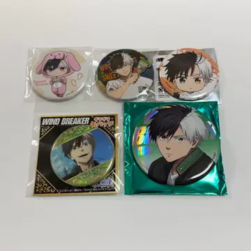 WIND BREAKER 캔뱃지 사쿠라 하루카 5종 세트