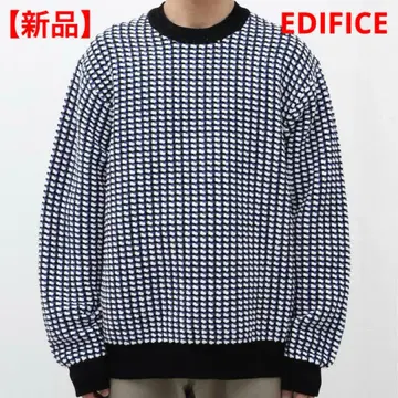 [새상품] 에디피스 풀오버 남성용 블루 계열 L 트위드