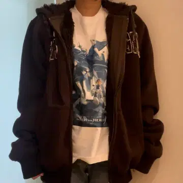 후드티 후드 퍼 y2k