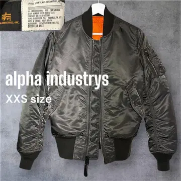 미사용급 알파인더스트리 MA-1 카키 XXS 어린이 여성에게도
