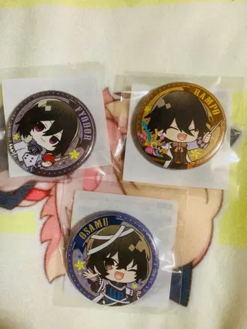 문호 스트레이독스 제비뽑기당 서커스 다자이 오사무 에도가와 란포 캔뱃지