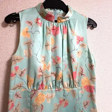 새상품급! 수나우나 차이나풍 시노와즈리 원피스 36