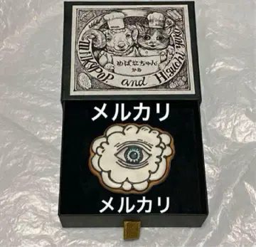 밀키팝 브로치 메바나짱 안화짱 히구치 유코 보리스 잡화점