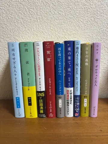 컨디션 최상! 해외 문학 묶음 판매 9권 낱개 판매도 가능