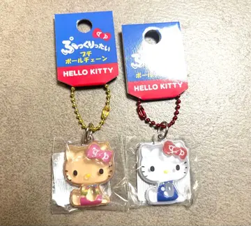 헬로키티  볼체인 키링 봉봉드롭