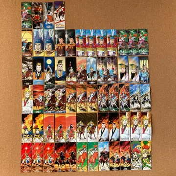 책갈피 64장 세트 삼국지 수호전 항우와 유방 요코야마 미츠테루 시오리