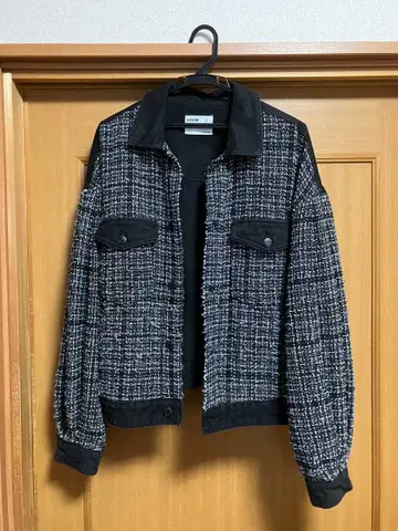 Bershka/블랙 데님 자켓/M 사이즈