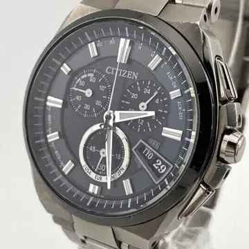 [ 작동/부속품 ] 시티즌 아테사 월드 타임 전파 솔라 손목시계 남성용