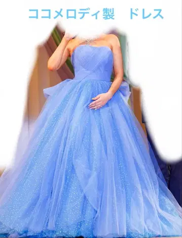 코코멜로디제 컬러 웨딩 드레스