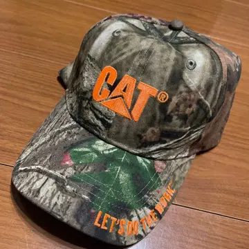 새상품 CAT 캐터필러사 카모플라쥬 야구 모자 구제 의류 리얼트리