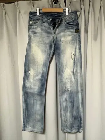 G-STAR RAW 3301 데님 팬츠 스트레이트 데님 라이트 블루