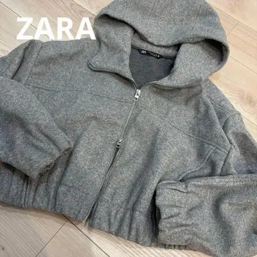 ZARA 후드 부착 두꺼운 소재 후드티 자켓