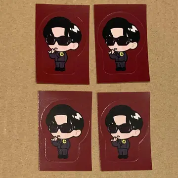 스노 스티커 카리스마 맥스 메구로 렌 4장 세트 온고지신 MEGURO