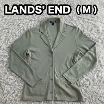 [ LANDS' END ] 가디건 옅은 올리브 테일러드풍 봄/가을