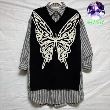 758. 이즈스칼라 셔츠 원피스