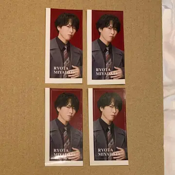 미야타테 료타 음고지신 스티커 4장 세트 Snow Man MIYADATE